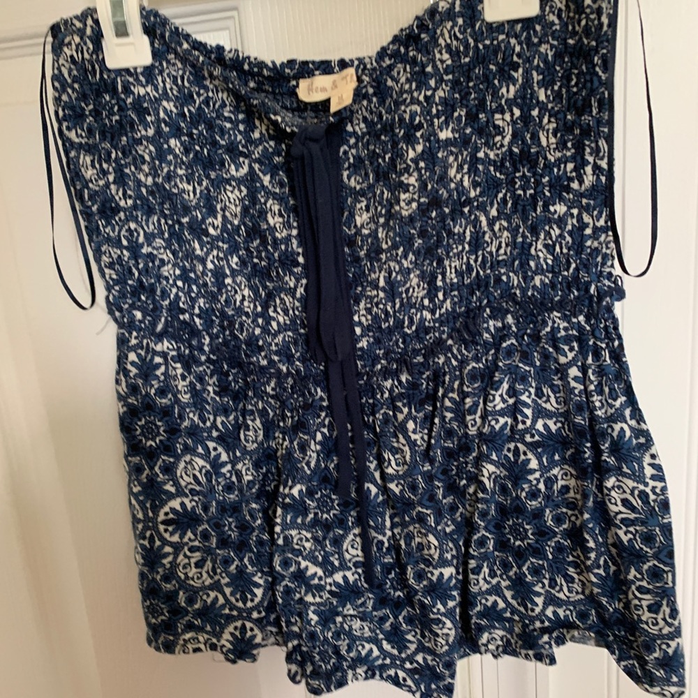 Strapless Babydoll Blouse